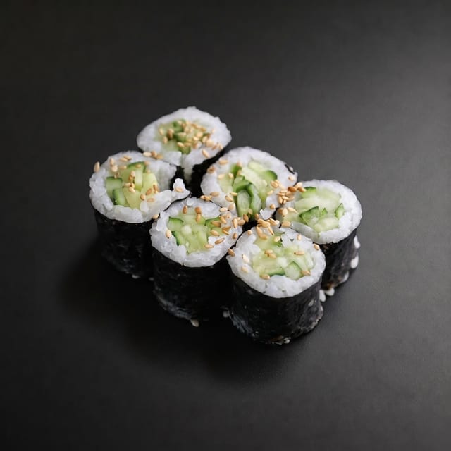 Cucumber Maki Roll.