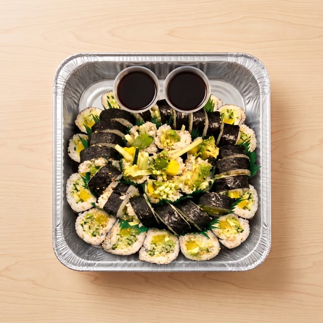 Mixed Veggie Roll Tray.