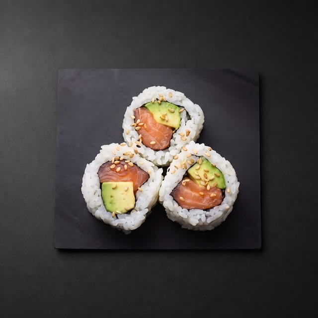 Salmon Avocado Roll.