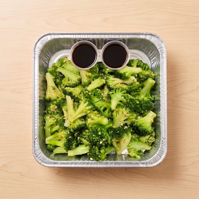 Garlic Broccoli Tray.