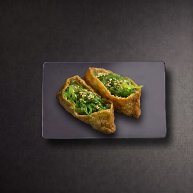 Tofu Wakame Salad Nigiri.